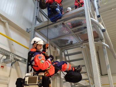 VÝCVIK POSÁDEK LZS JČK PRO ZÁSAHY V NEPŘÍSTUPNÉM TERÉNU